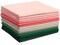 Fat Quarter Bundle -100% Cotton | Pure Solids | Pink & Emerald Greens l Mix Colors | Quilting Soft Fabric | Special Gift